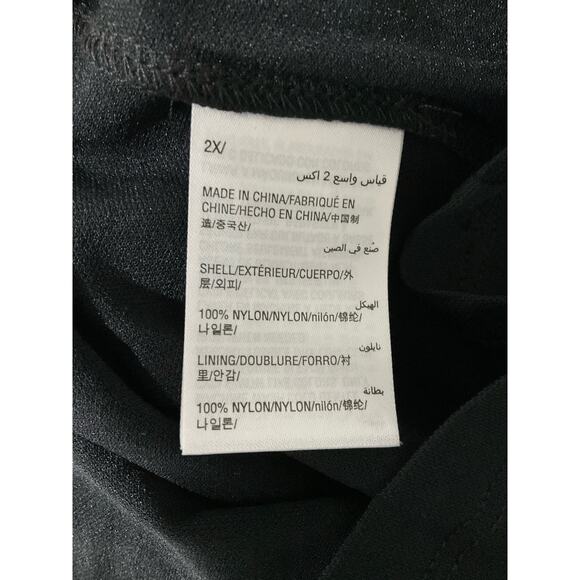 INC Concepts Black White Polka Dot Pullover 3/4 Sleeve Blouse Shirt Top 2X NWT - Picture 9 of 10